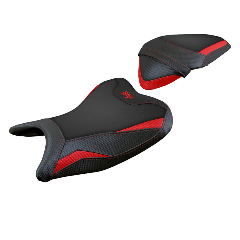 Kawasaki Ninja 400 2018-2023 Seat Cover Tappezzeria Italia in Red and Black