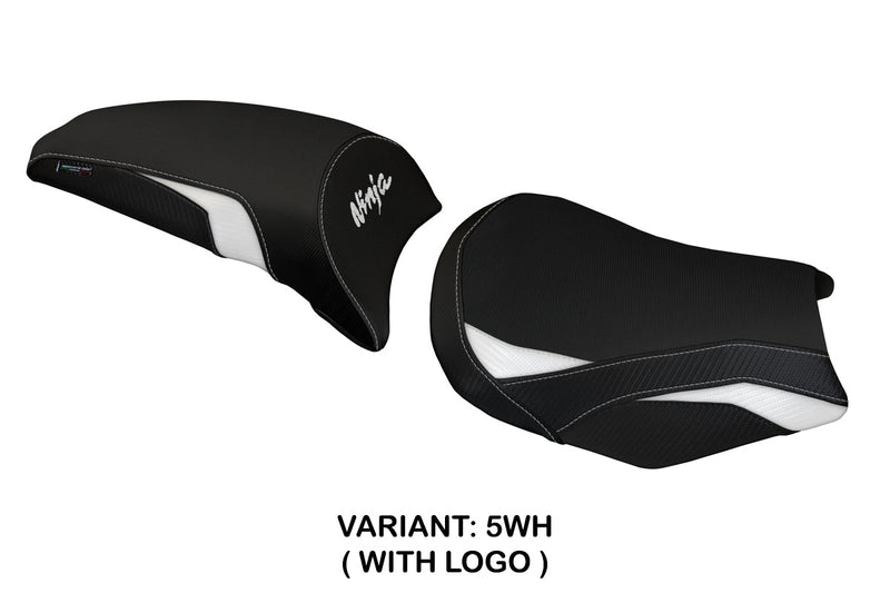 Kawasaki Ninja 650 Z650 2017-2024 Seat Cover Tappezzeria Italia in White and Black