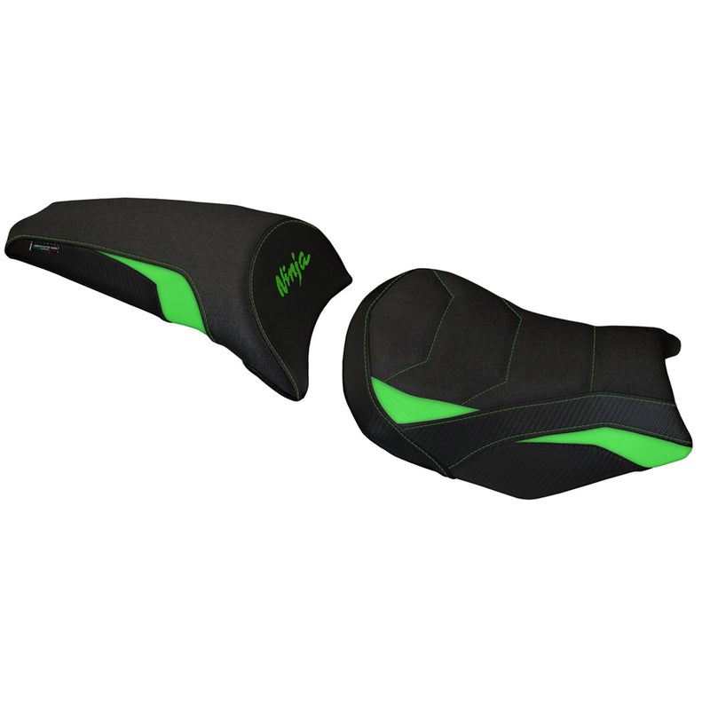 Kawasaki Ninja 650 Z650 2017-2024 Seat Cover Tappezzeria Italia Ultragrip in Green