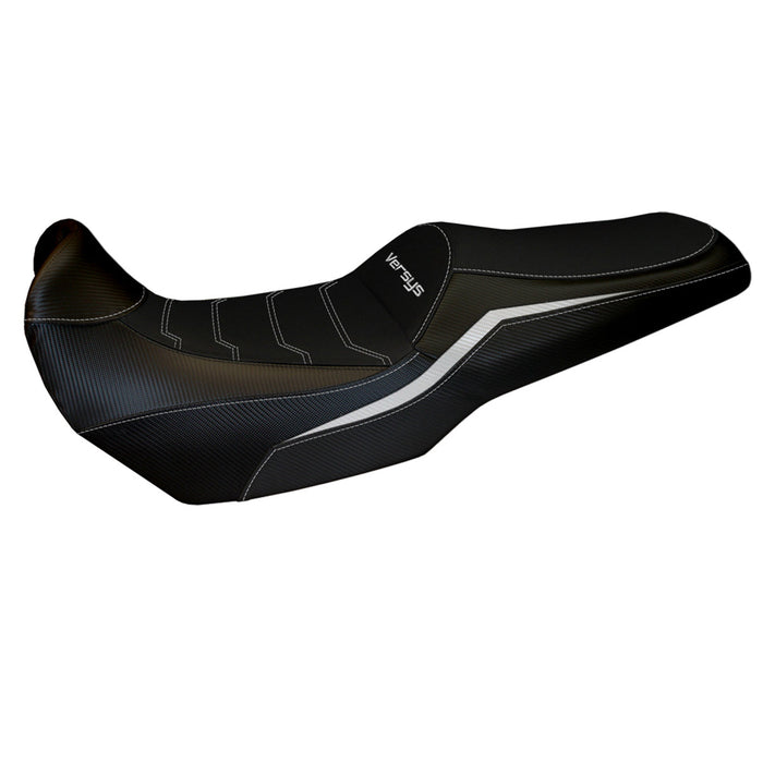 Kawasaki Versys 1000 2019-2024 Seat Cover Tappezzeria Italia Comfort in White and Black