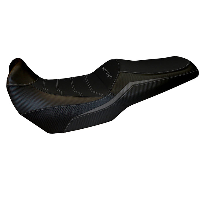 Kawasaki Versys 1000 2019-2024 Seat Cover Italia Tappezzeria Comfort in Grey and Black