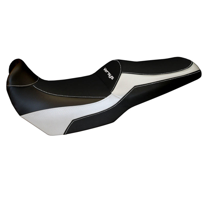 Kawasaki Versys 1000 2011-2018 Seat Cover Tappezzeria Italia in White and Black