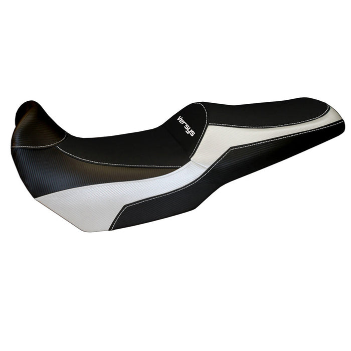 Kawasaki Versys 1000 2011-2018 Seat Cover Tappezzeria Italia in White and Black