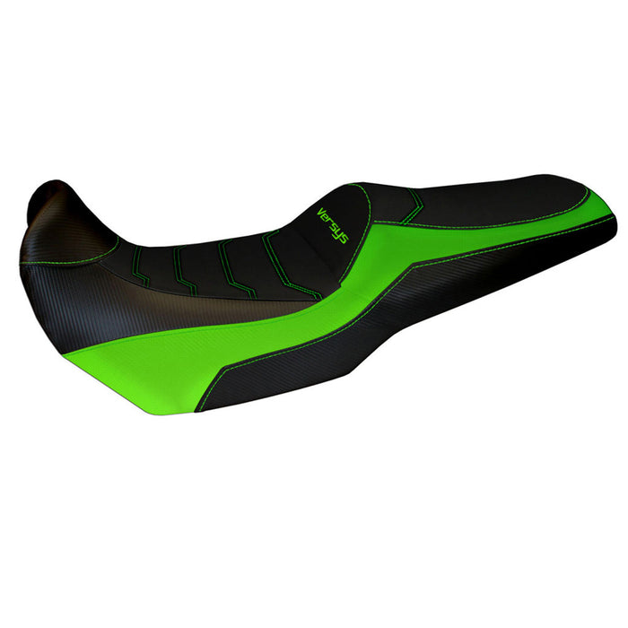Kawasaki Versys 1000 2011-2018 Seat Cover Tappezzeria Italia Comfort in Green and Black