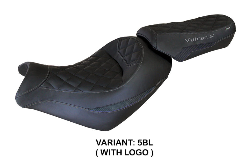 Kawasaki Vulcan 650 S 2014-2024 Seat Cover Tappezzeria Italia in Black