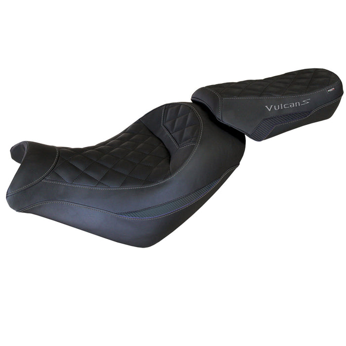 Kawasaki Vulcan 650 S 2014-2024 Seat Cover Tappezzeria Italia Comfort in Black