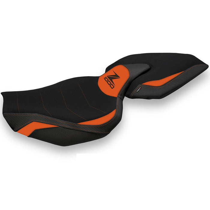 Kawasaki Z1000 2014-2021 Seat Cover Tappezzeria Italia Comfort in Orange and Black