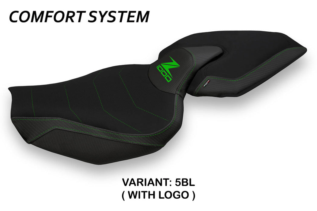 Kawasaki Z1000 2014-2021 Seat Cover Tappezzeria Italia Comfort in Black
