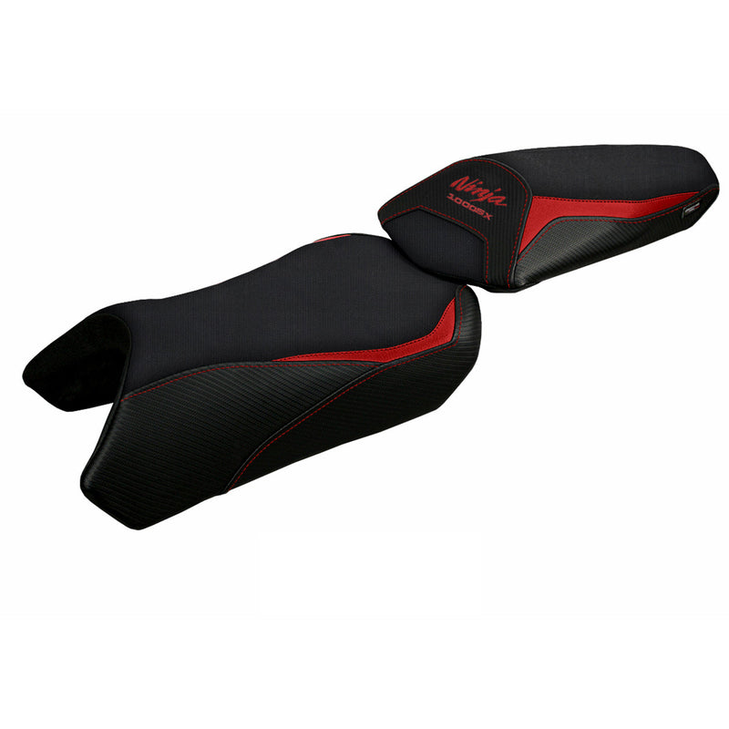 Kawasaki Ninja 1000 2020-2024 Seat Cover Tappezzeria Italia in Red and Black