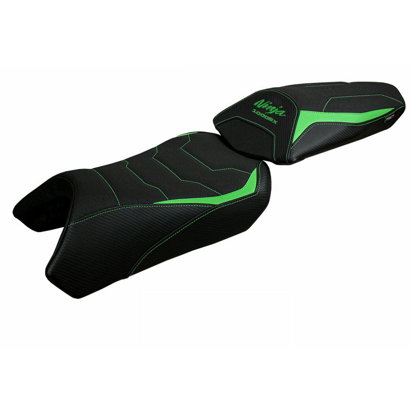 Kawasaki Ninja 1000 2020-2024 Seat Cover Tappezzeria Italia Ultragrip in Green