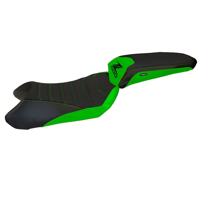 Kawasaki Ninja 1000 2011-2016 Seat Cover Tappezzeria Italia Ultragrip in Green