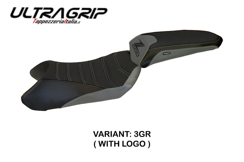 Kawasaki Ninja 1000 2017-2019 Seat Cover Tappezzeria Italia Ultragrip in Grey