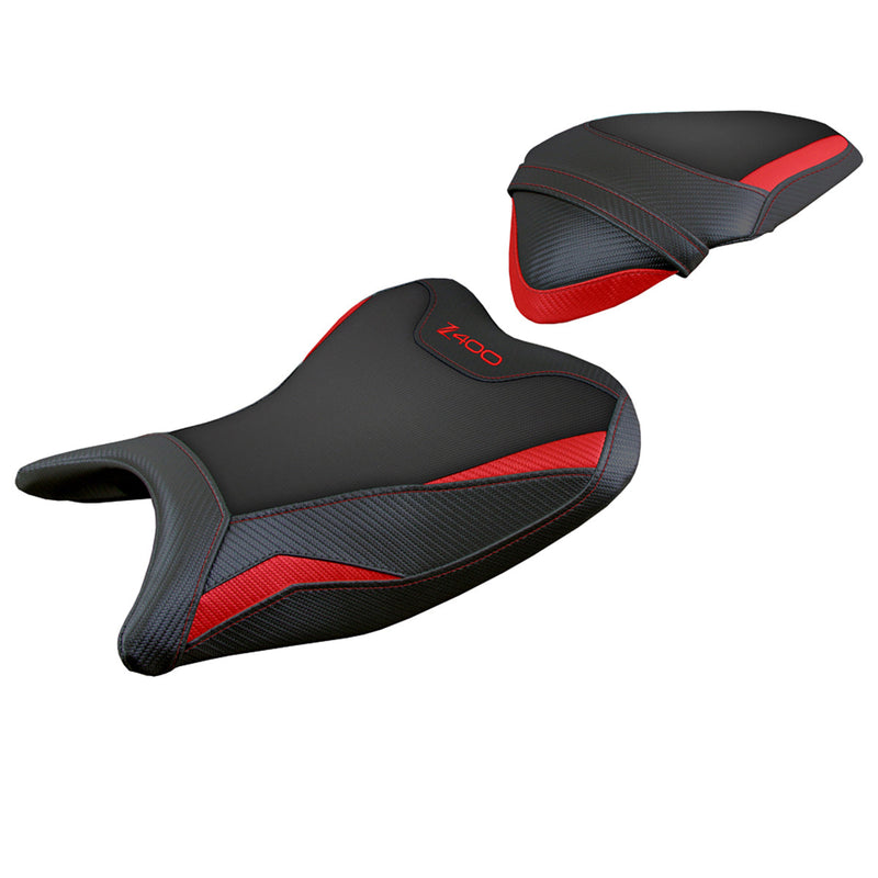 Kawasaki Z400 2018-2023 Seat Cover Tappezzeria Italia Red Black