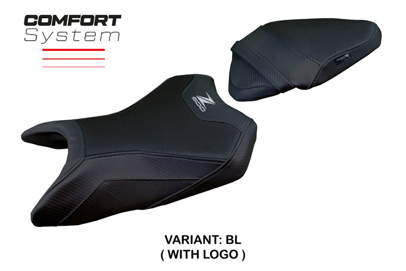 Kawasaki Z500 2024 Seat Cover Tappezzeria Italia Comfort in Black