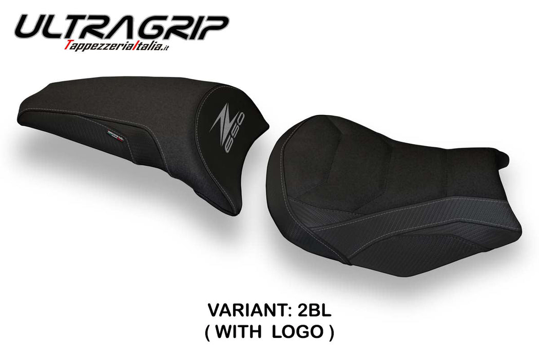 Kawasaki Z650 2017-2024 Seat Cover Tappezzeria Italia Ultragrip in Black