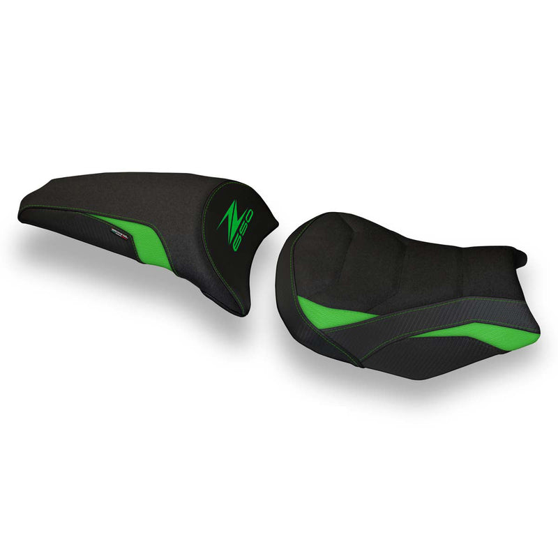 Kawasaki Z650 2017-2024 Seat Cover Tappezzeria Italia Ultragrip in Green