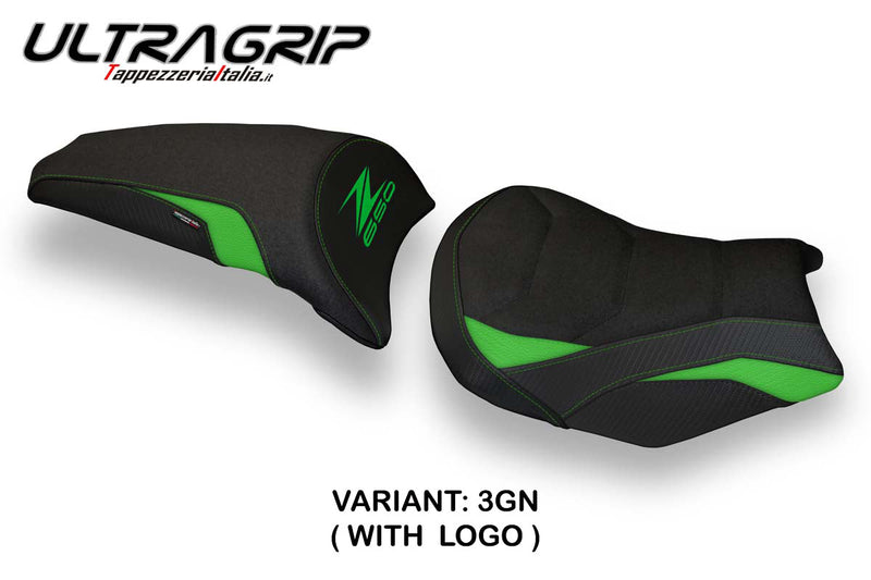 Kawasaki Z650 2017-2024 Seat Cover Tappezzeria Italia Ultragrip in Green