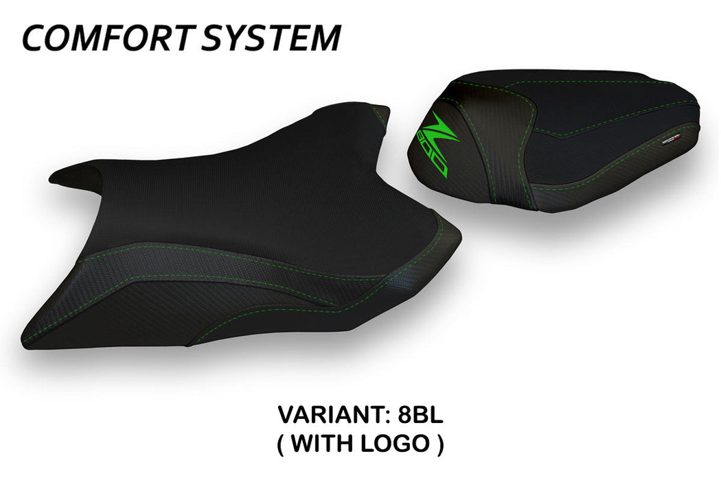 Kawasaki Z800 2013-2016 Seat Cover Tappezzeria Italia Comfort in Black