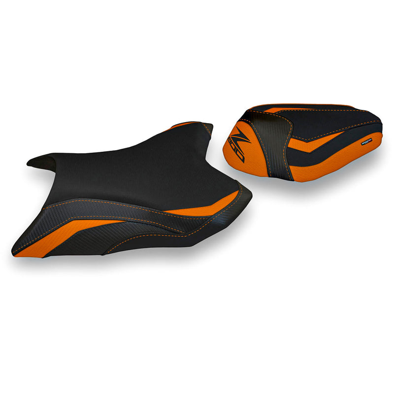 Kawasaki Z800 2013-2016 Seat Cover Tappezzeria Italia in Orange Black