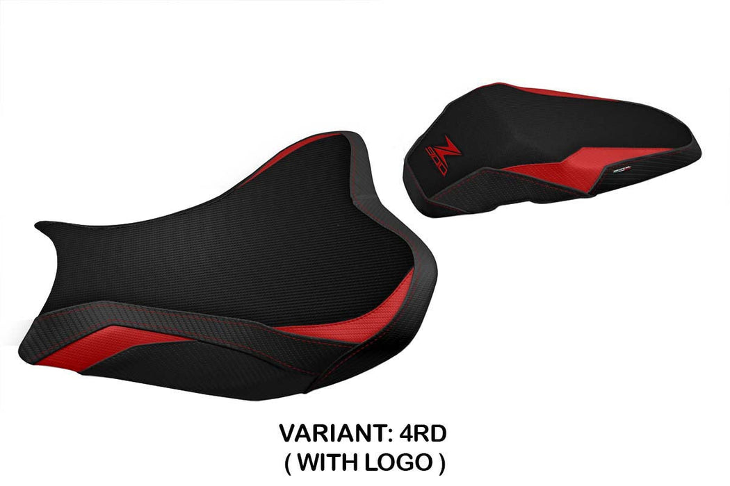 Kawasaki Z900 2017-2023 Seat Cover Tappezzeria Italia in Red and Black