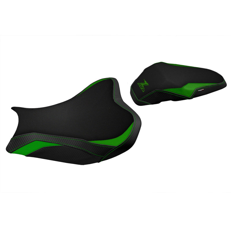 Kawasaki Z900 2017-2023 Seat Cover Tappezzeria Italia in Green and Black