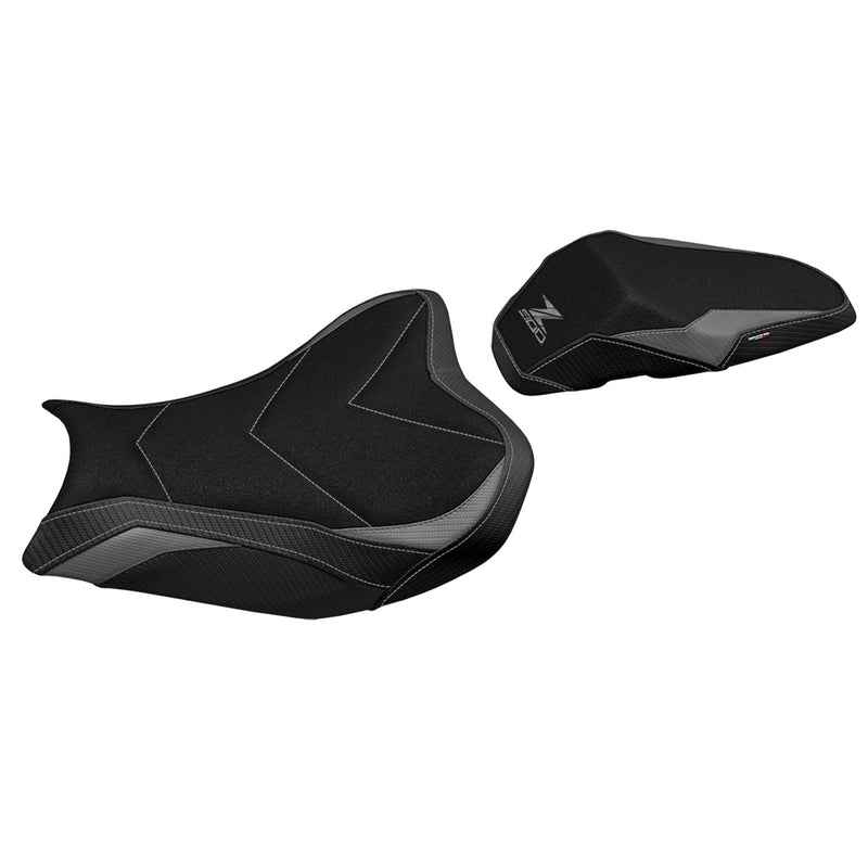 Kawasaki Z900 2017-2023 Seat Cover Tappezzeria Italia Ultragrip in Grey and Black