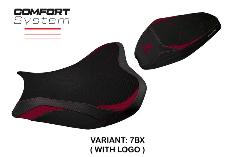 Kawasaki Z900 2017-2023 Seat Cover Tappezzeria Italia Comfort in Bordeaux Black
