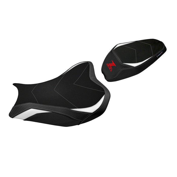 Kawasaki Z900 2017-2023 Seat Cover Tappezzeria Italia Comfort in White Red and Black