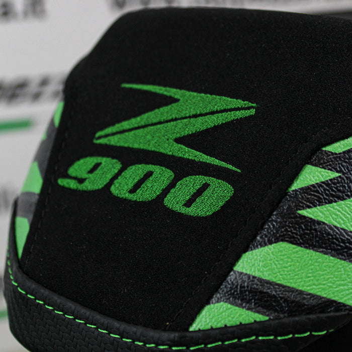 Kawasaki Z900 2017-2024 Seat Cover Tappezzeria Suede Special Edition Black Green