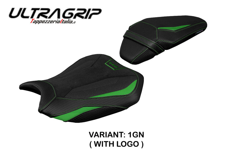 Kawasaki ZH2 Z H2 2020-2024 Seat Cover Tappezzeria Ultragrip Green Black