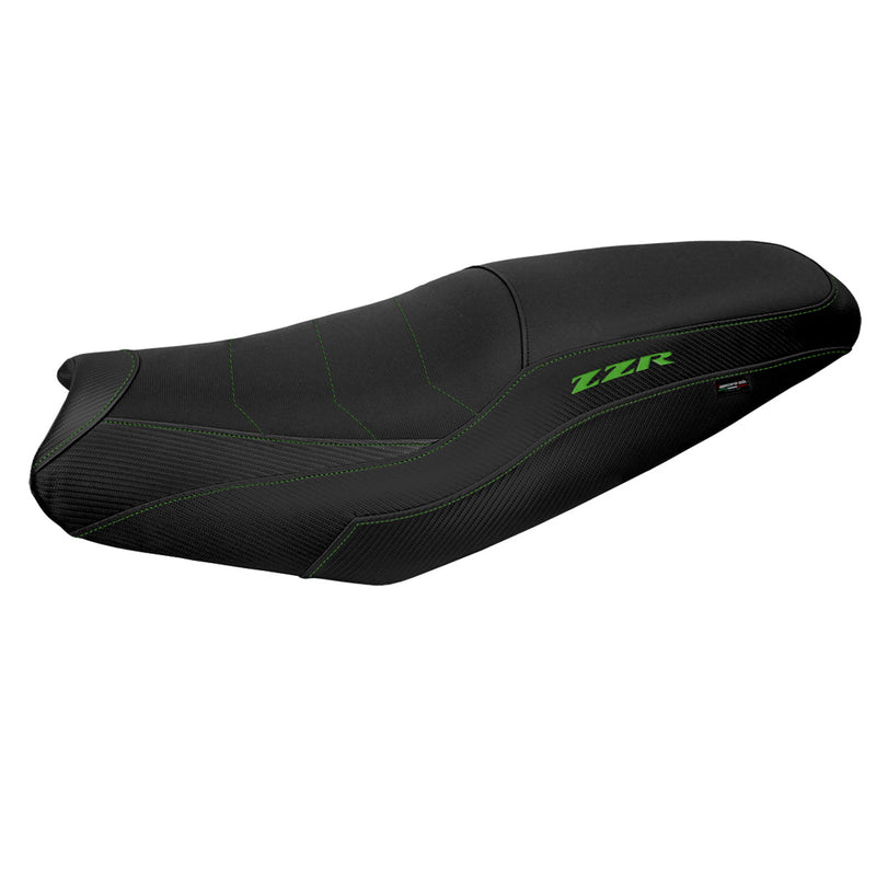 Kawasaki ZX14R 2006-2023 Seat Cover Tappezzeria Comfort Green Black