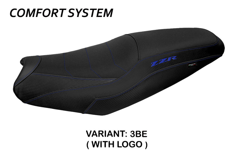 Kawasaki ZX14R 2006-2023 Seat Cover Tappezzeria Comfort Blue Black