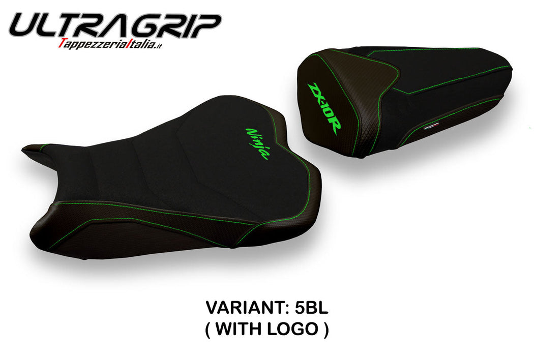Kawasaki Ninja ZX10R 2008-2010 Seat Cover Tappezzeria Italia Ultragrip in Black