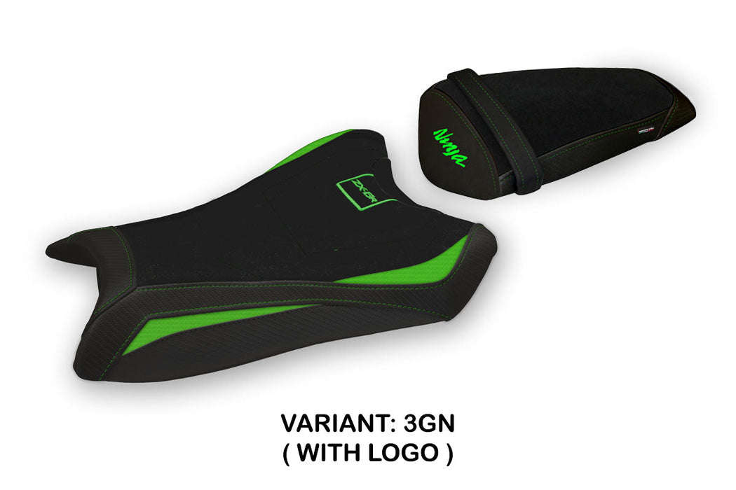 Kawasaki Ninja ZX10R 2011-2015 Seat Cover Tappezzeria Italia in Green