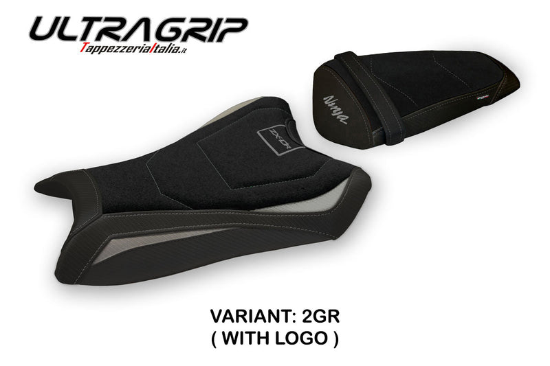 Kawasaki Ninja ZX10R 2011-2015 Seat Cover Tappezzeria Italia Ultragrip in Grey