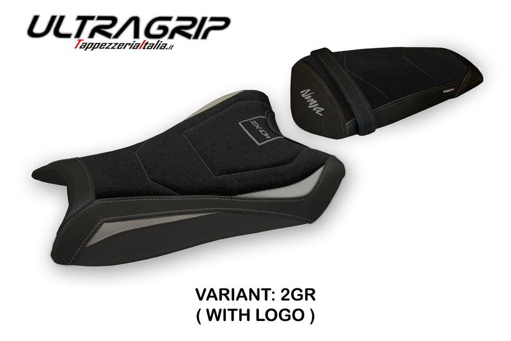 Kawasaki Ninja ZX10R 2011-2015 Seat Cover Tappezzeria Italia Ultragrip in Grey