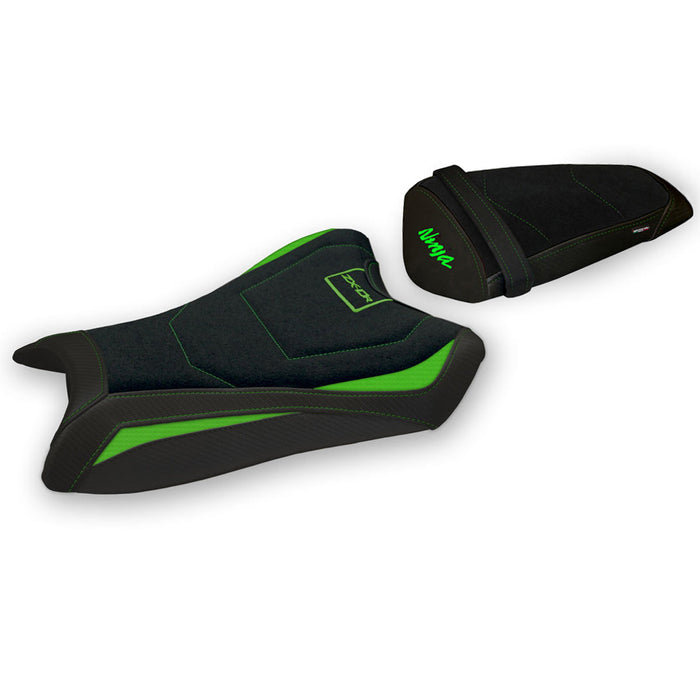 Kawasaki Ninja ZX10R 2011-2015 Seat Cover Tappezzeria Italia Ultragrip in Green
