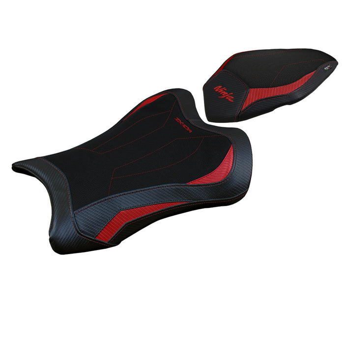 Kawasaki Ninja ZX10R 2021-2024 Seat Cover Tappezzeria Italia Comfort in Red and Black