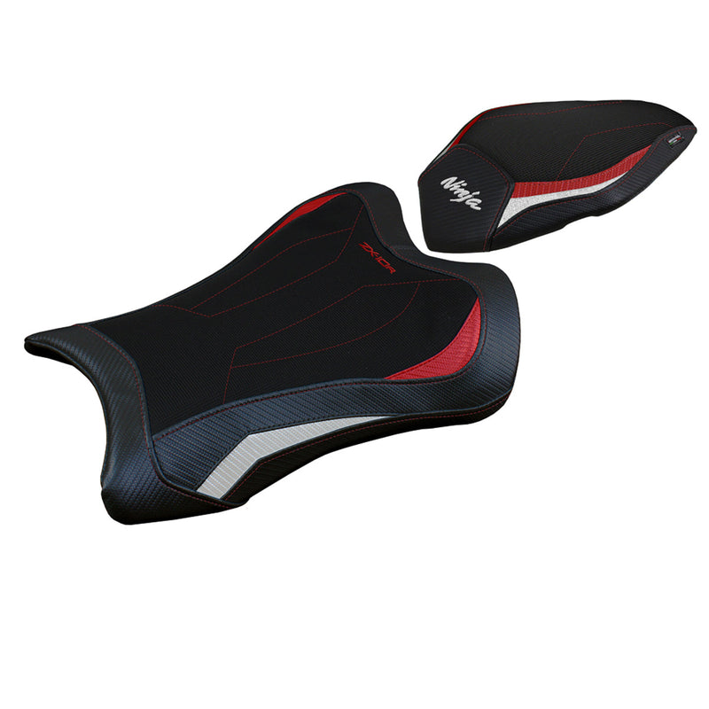 Kawasaki Ninja ZX10R 2021-2024 Seat Cover Tappezzeria Italia Comfort in Red and White