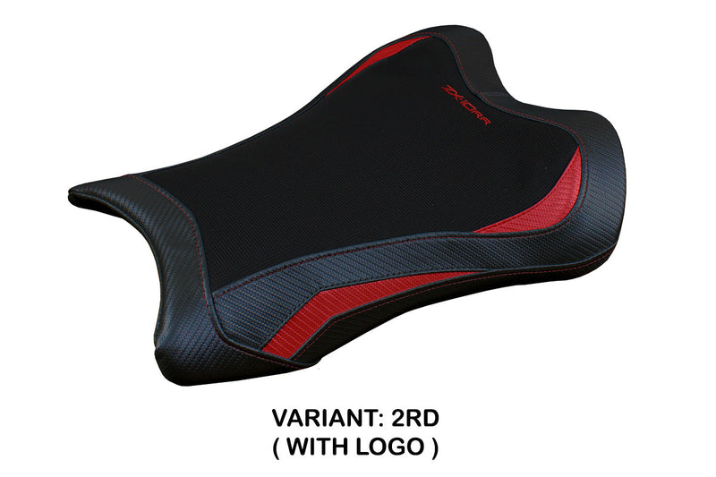 Kawasaki Ninja ZX10RR 2021-2024 Seat Cover Tappezzeria Italia in Red and Black