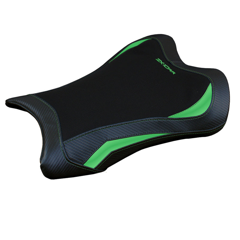 Kawasaki Ninja ZX10RR 2021-2024 Seat Cover Tappezzeria Italia in Green and Black