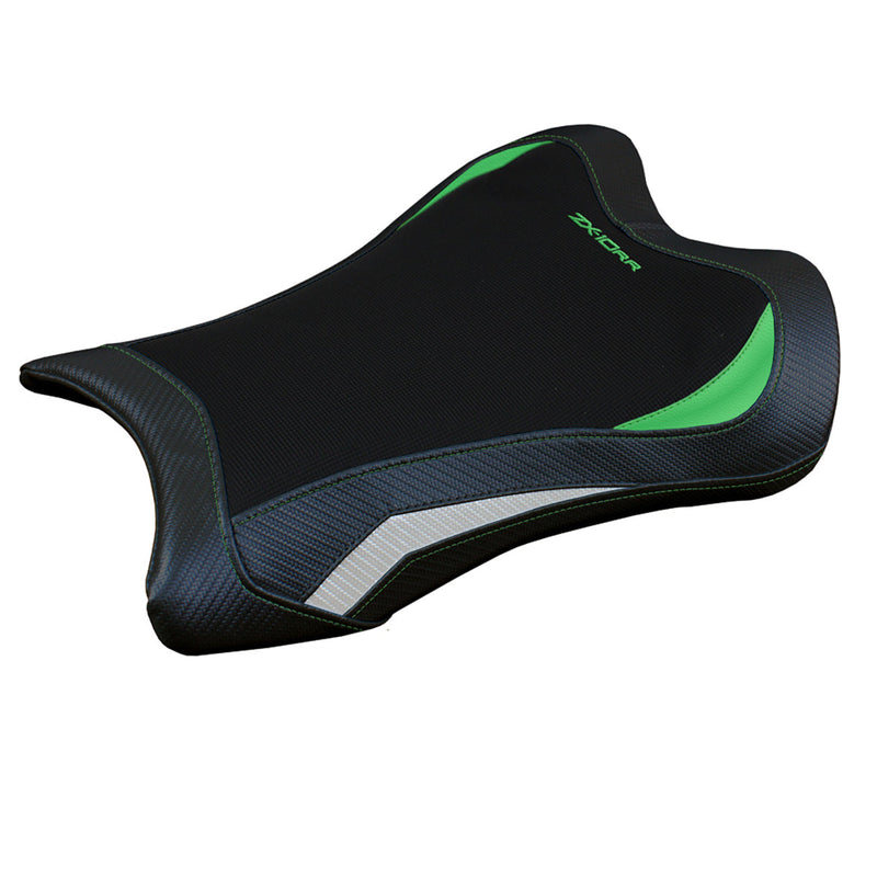 Kawasaki Ninja ZX10RR 2021-2024 Seat Cover Tappezzeria Italia in Green and White