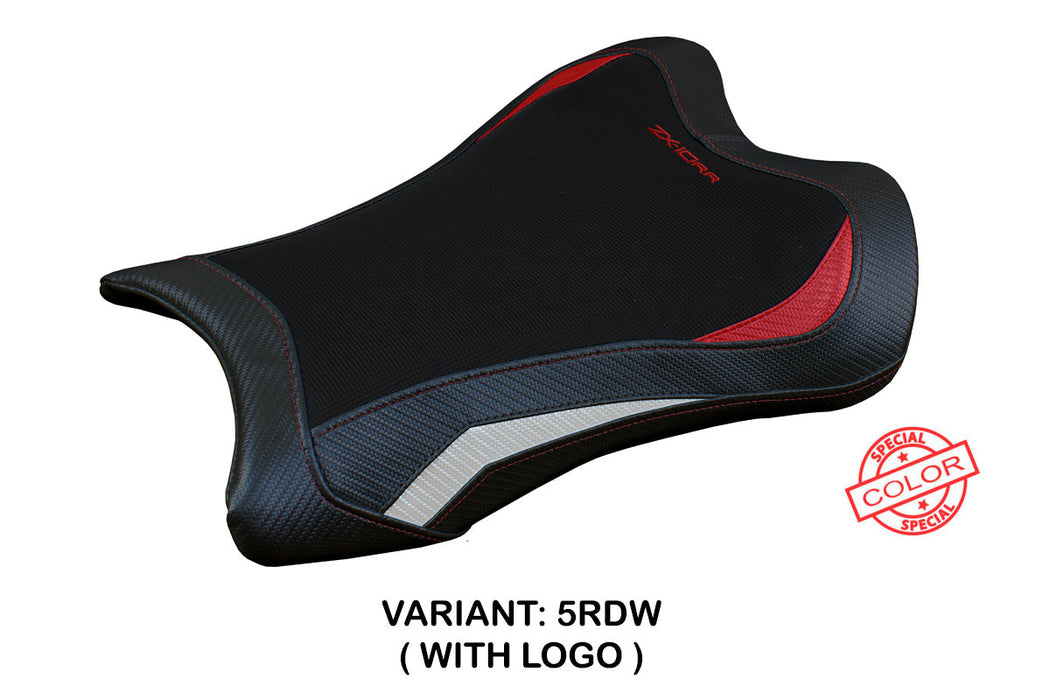 Kawasaki Ninja ZX10RR 2021-2024 Seat Cover Tappezzeria Italia in Red and White