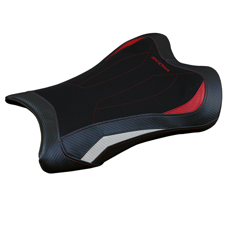 Kawasaki Ninja ZX10RR 2021-2024 Seat Cover Tappezzeria Italia Comfort Red in White