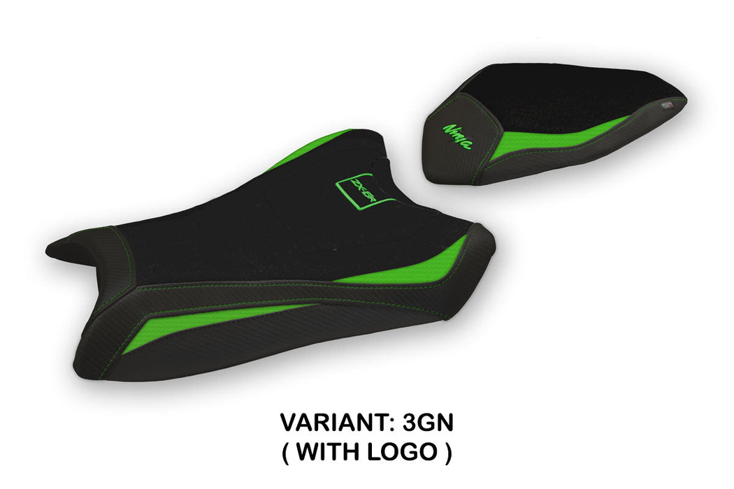 Kawasaki Ninja ZX10R 2016-2020 Seat Cover Tappezzeria Italia Green Black