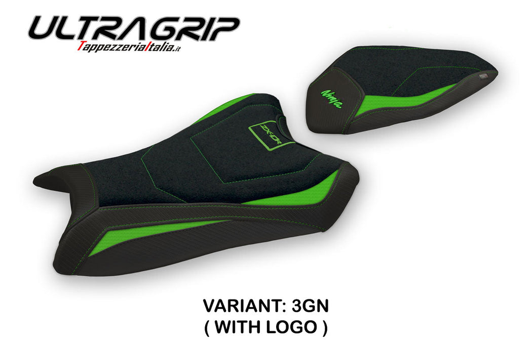 Kawasaki Ninja ZX10R 2016-2020 Seat Cover Tappezzeria Italia Ultragrip in Green