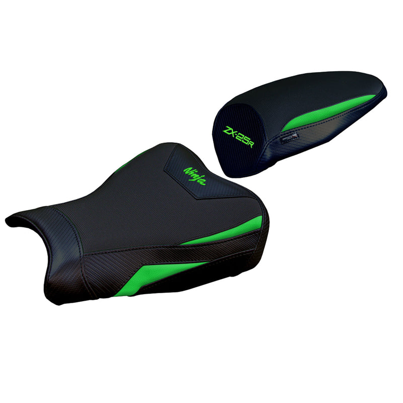 Kawasaki ZX25R 2020-2024 Seat Cover Tappezzeria Italia in Green Black
