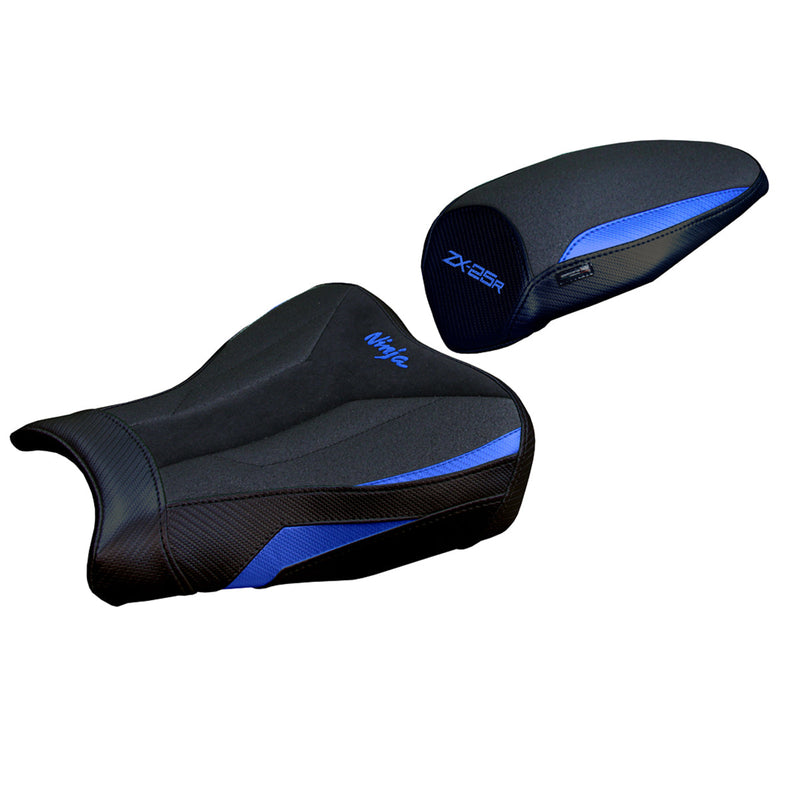 Kawasaki ZX25R 2020-2024 Seat Cover Tappezzeria Italia Ultragrip in Blue