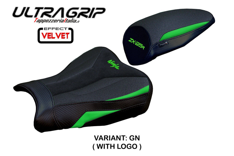 Kawasaki ZX25R 2020-2024 Seat Cover Tappezzeria Italia Ultragrip in Green