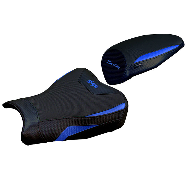 Kawasaki ZX4R 2023 2024 Seat Cover Tappezzeria Italia in Blue and Black